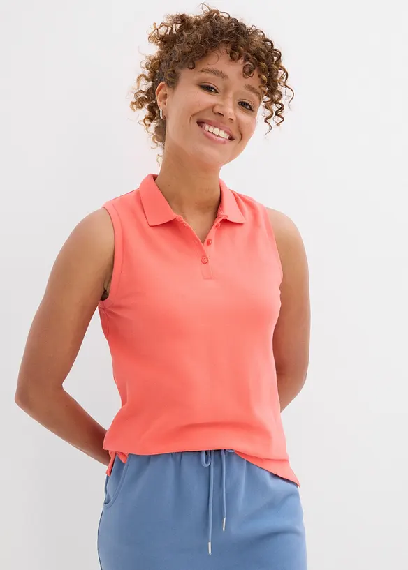 Top polo 100% coton, bonprix
