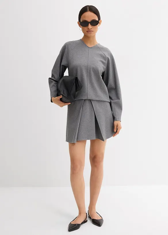 T-shirt manches longues confortable en jersey milano, bonprix