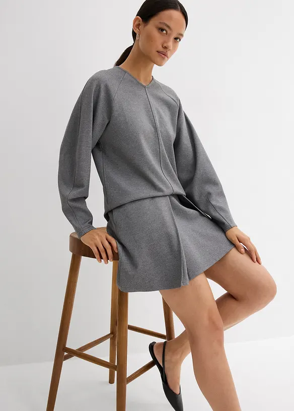 T-shirt manches longues confortable en jersey milano, bonprix