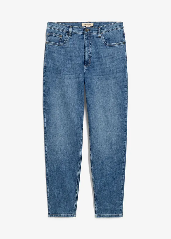 Jean mom taille haute, cropped, bonprix