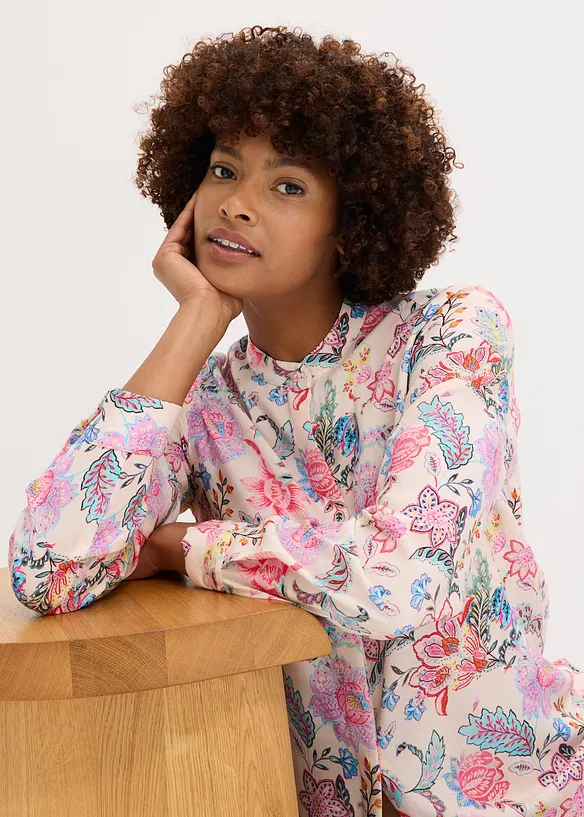 Chemisier à imprimé floral, bonprix
