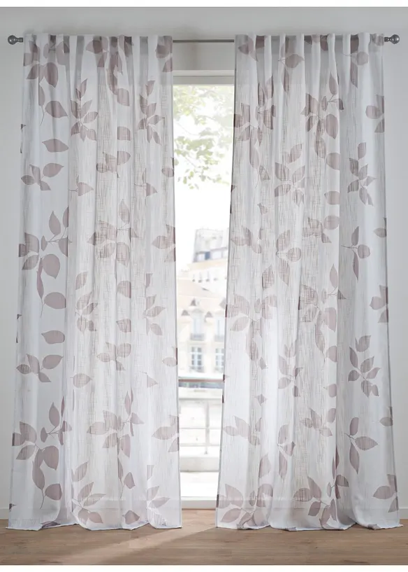 Rideau panneau avec polyester recyclé (1 pce), bonprix