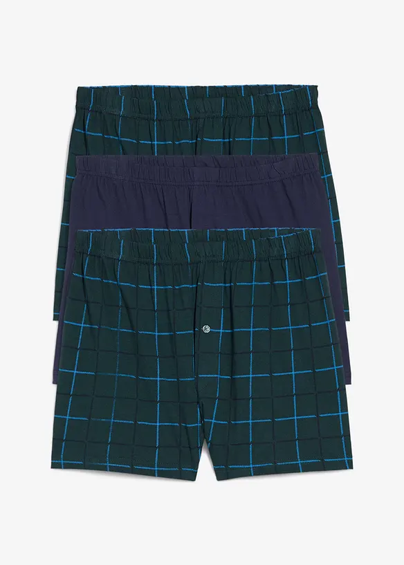 Lot de 3 caleçons en jersey coton doux, bonprix