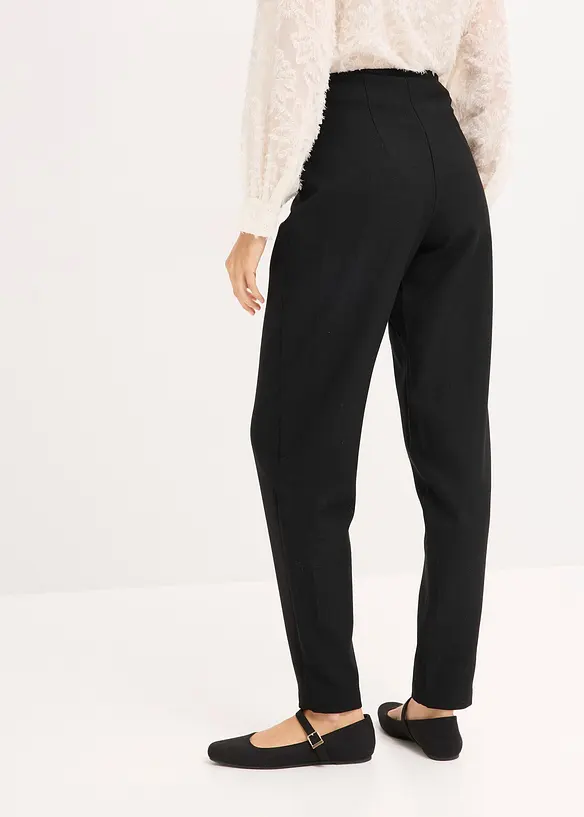 Pantalon aspect laine, bonprix