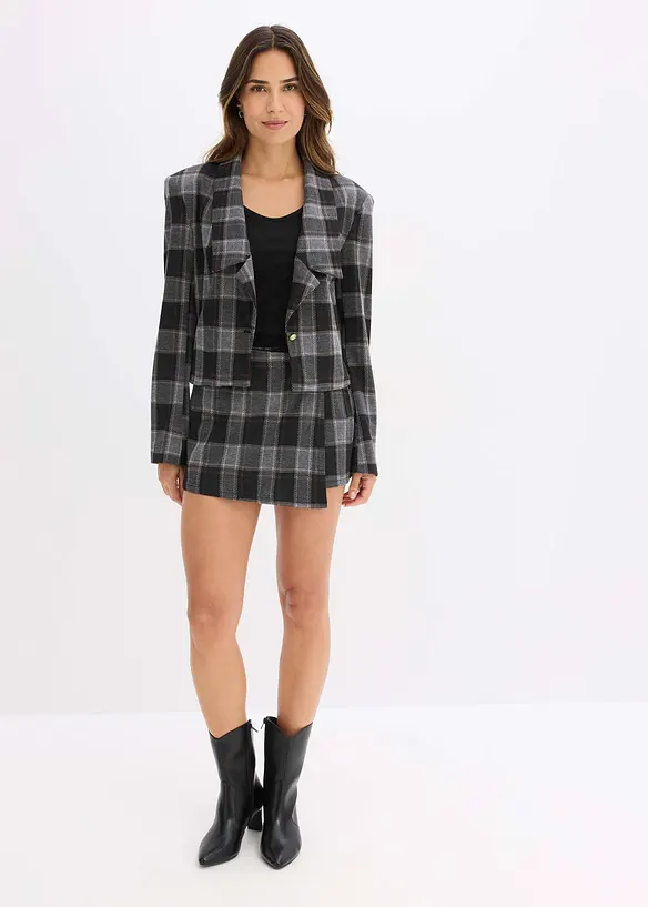 Jupe-short avec bouton décoratif, bonprix