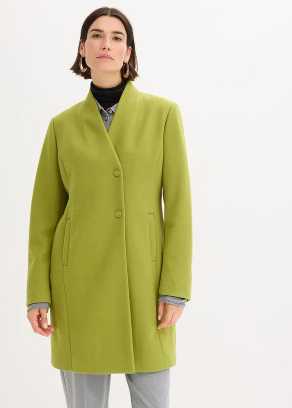 Manteau court aspect laine, bonprix