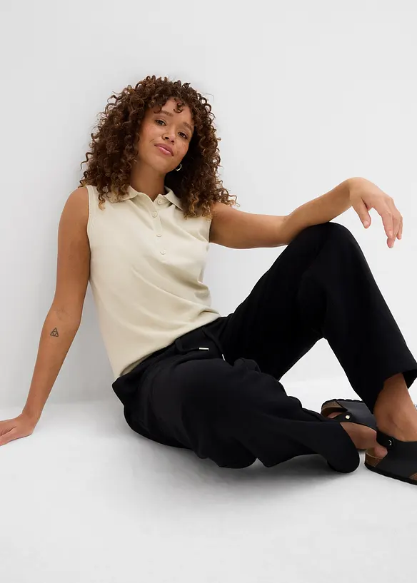 Pantalon en molleton 100% coton, bonprix