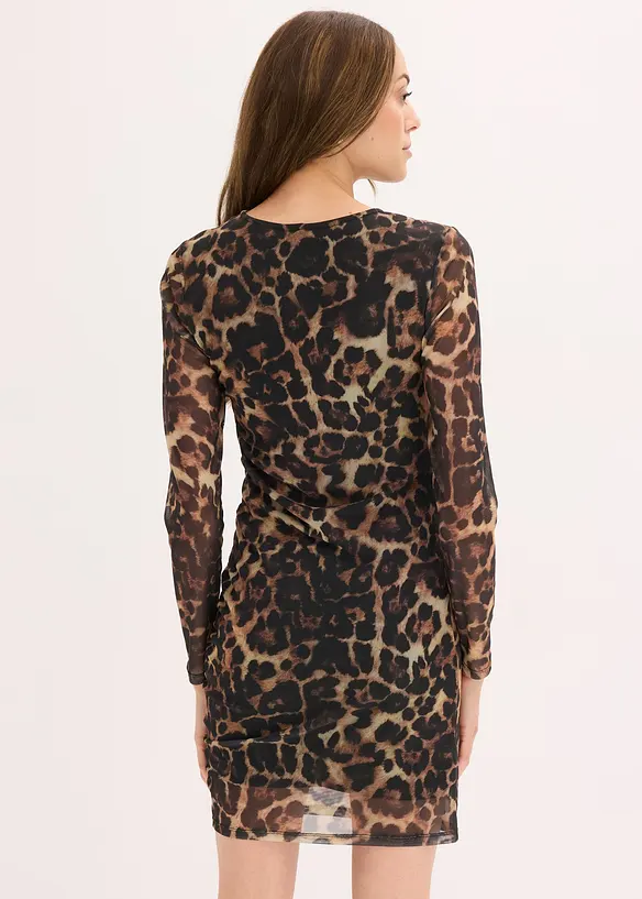 Robe courte à fronces, bonprix