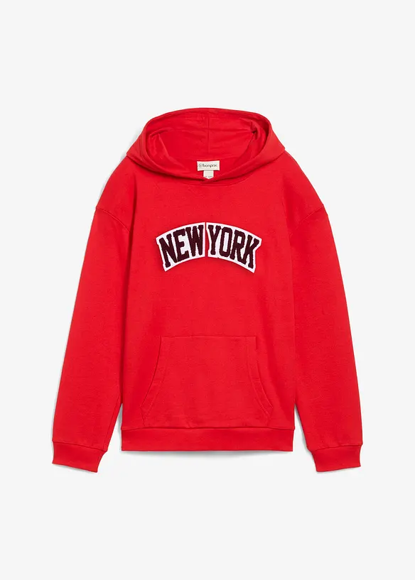 Sweat à capuche 100% coton, bonprix