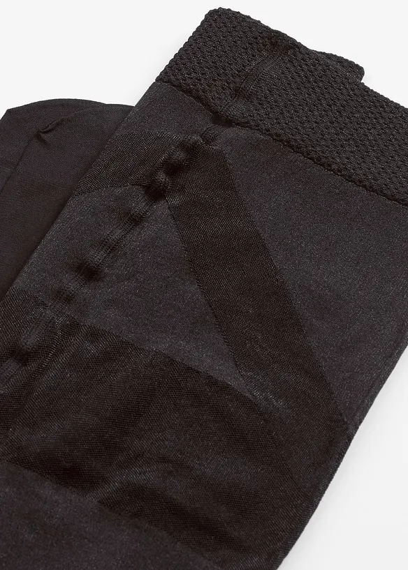 Collant 30den semi-transparent avec finitions confortable + légère compression, bonprix