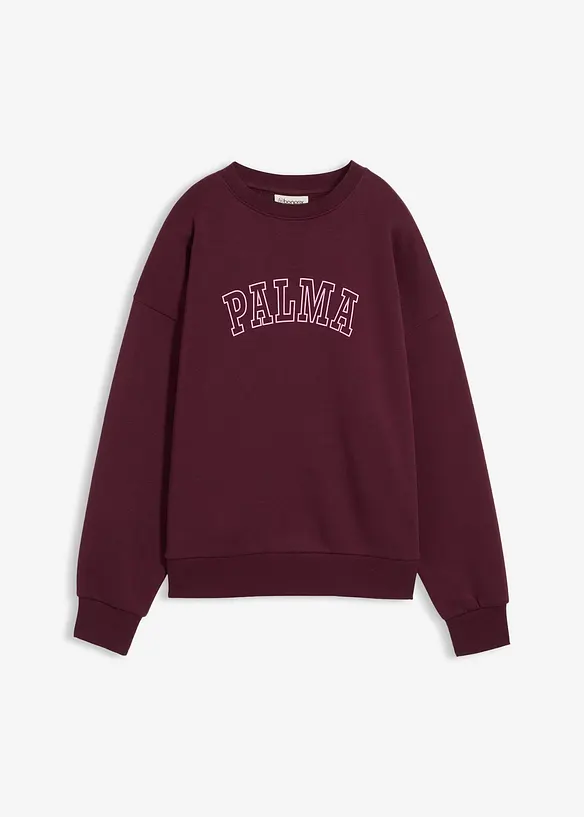 Sweat oversize en coton mélangé, bonprix