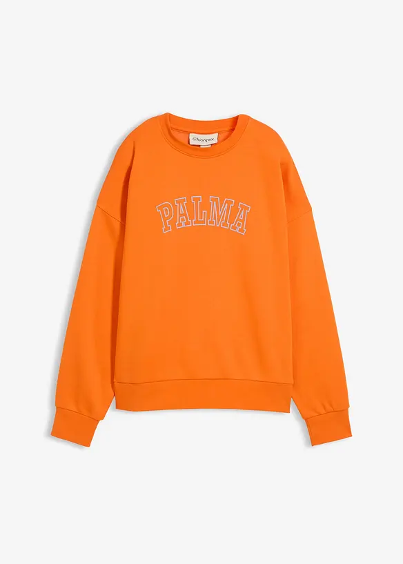 Sweat oversize en coton mélangé, bonprix