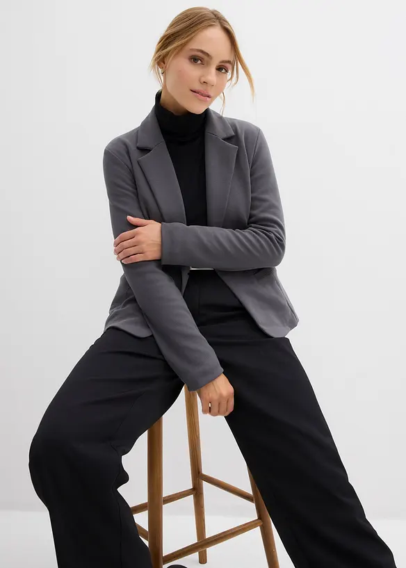 Blazer en molleton avec viscose, bonprix