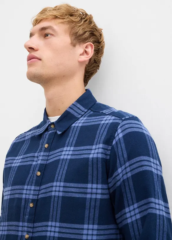 Chemise en flanelle 100% coton, bonprix