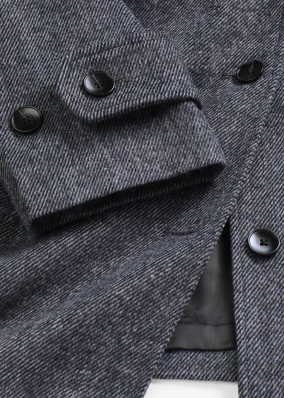 Caban long, aspect laine, bonprix
