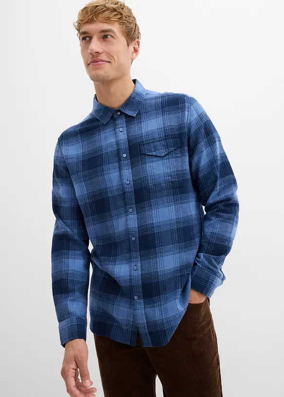 Chemise en flanelle 100% coton, bonprix
