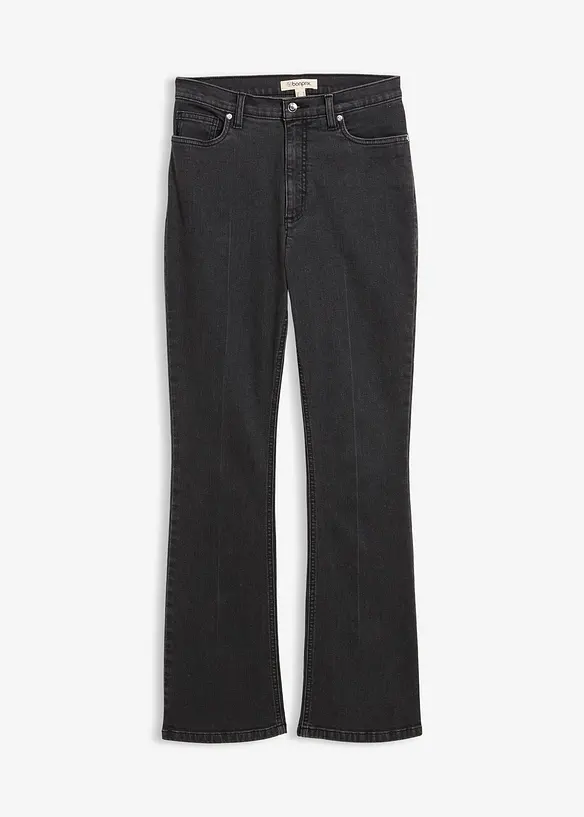 Jeans bootcut taille haute, bonprix