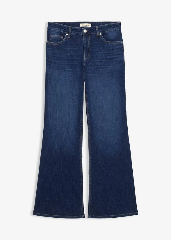 Jean flare taille mi-haute, bonprix