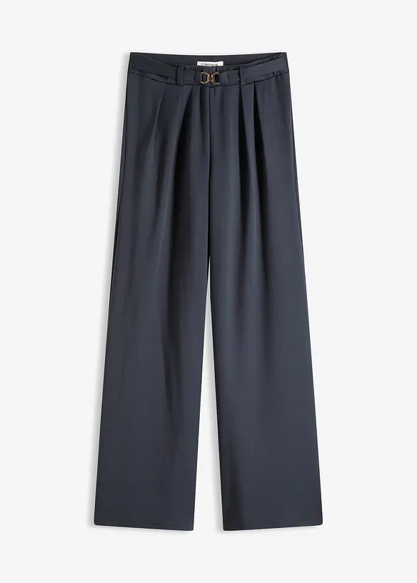 Pantalon en jersey à taille élastiquée, bonprix