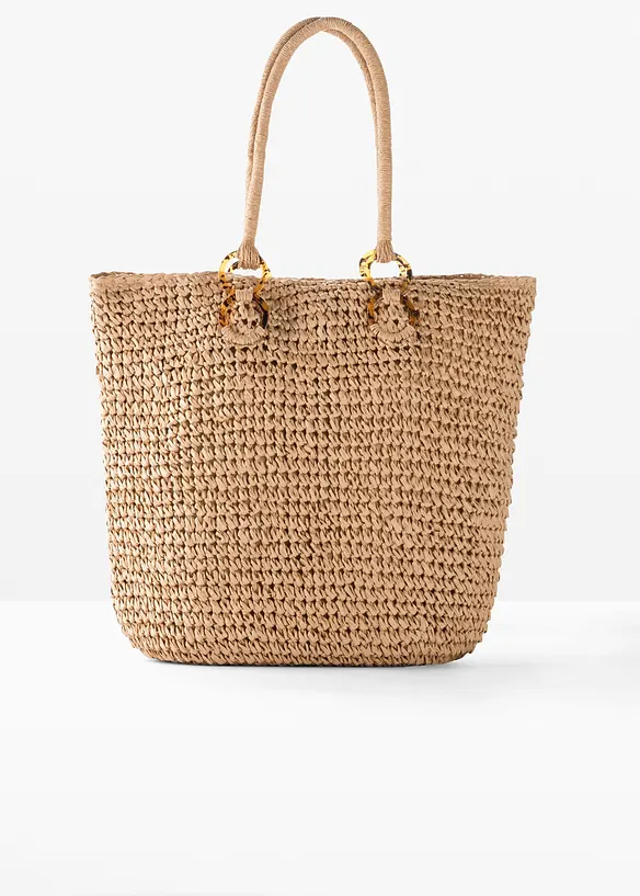 Cabas en paille, bonprix