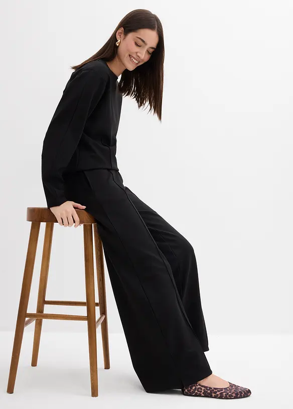 Pantalon en jersey milano, bonprix