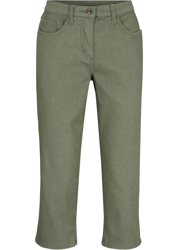 Jean droit, taille mi-haute et confortable, bonprix