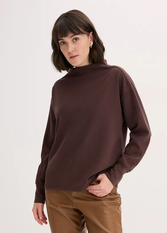 Sweat oversize en matière néoprène douce, bonprix