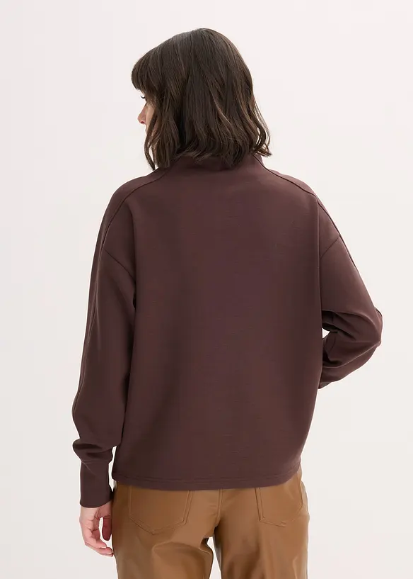 Sweat oversize en matière néoprène douce, bonprix