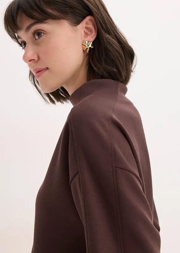 Sweat oversize en matière néoprène douce, bonprix
