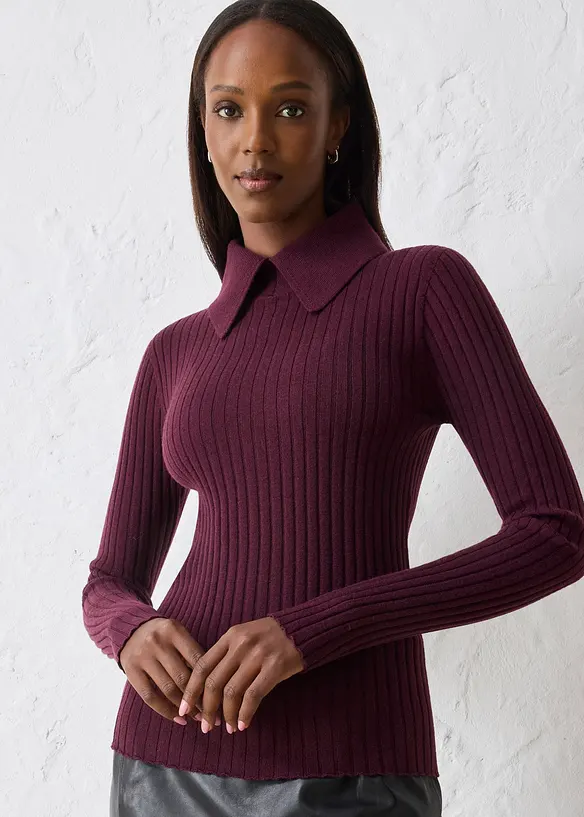 Pull en fine laine mérinos, bonprix