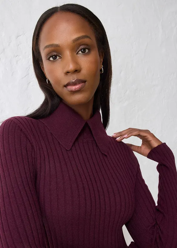 Pull en fine laine mérinos, bonprix