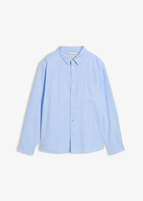 Chemise manches longues Oxford 100% coton, bonprix