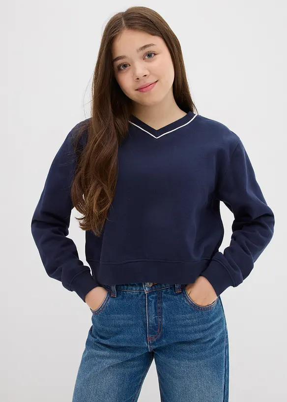 Sweat-shirt 100% coton, bonprix