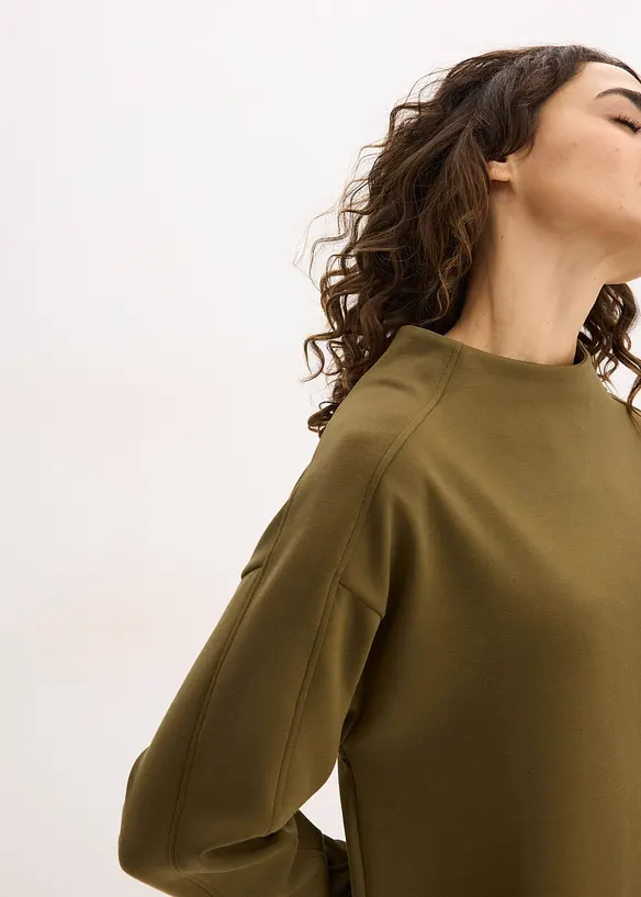 Sweat oversize en matière néoprène douce, bonprix