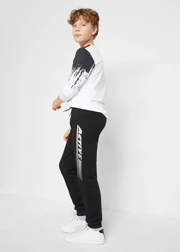Pantalon de jogging en coton mélangé doux, bonprix