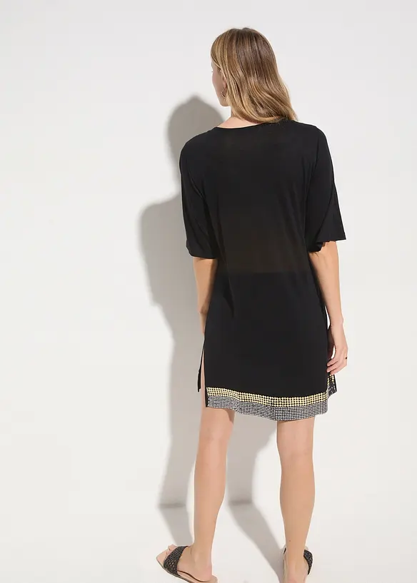 Tunique de plage transparente en viscose, bonprix