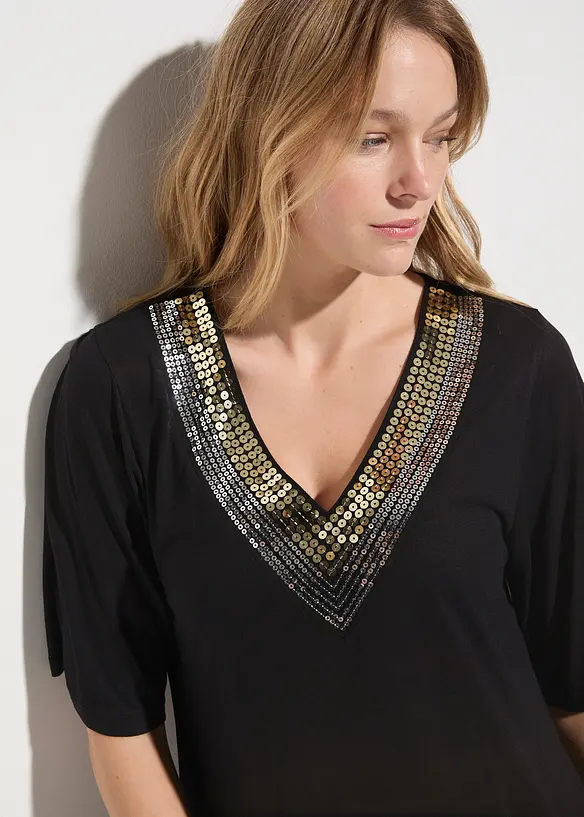 Tunique de plage transparente en viscose, bonprix