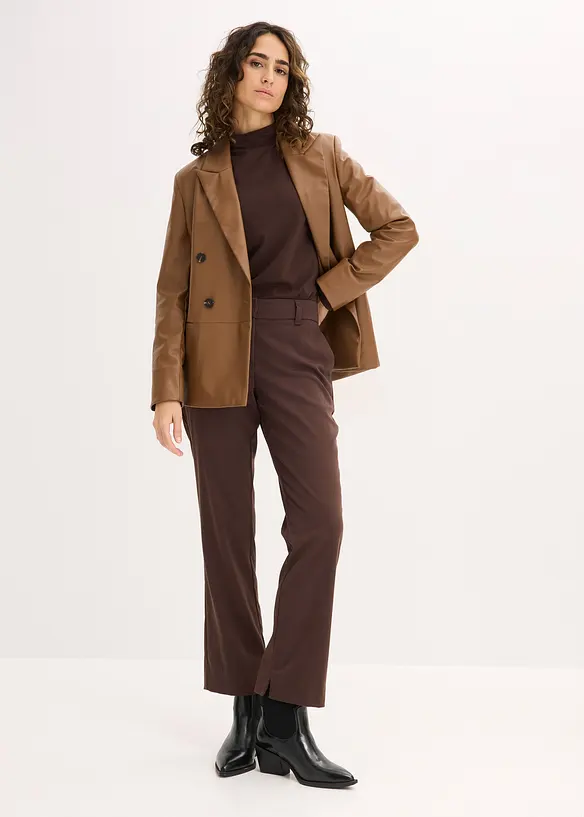Blazer oversize enduit, bonprix