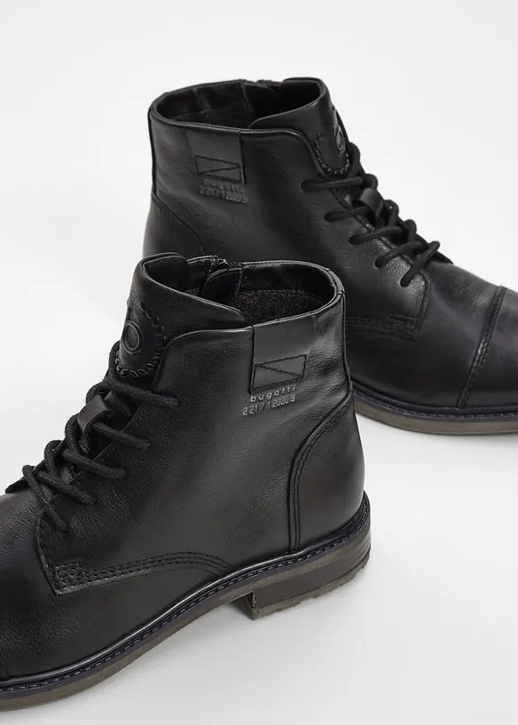 Bottines lacées en cuir Bugatti, Bugatti