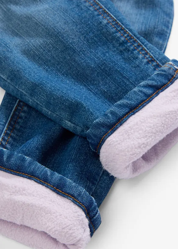 Jean thermique confortable avec doublure polaire, bonprix