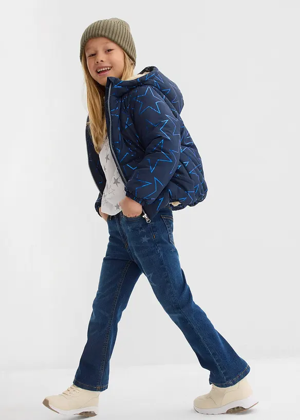 Doudoune déperlante avec doublure sherpa, bonprix