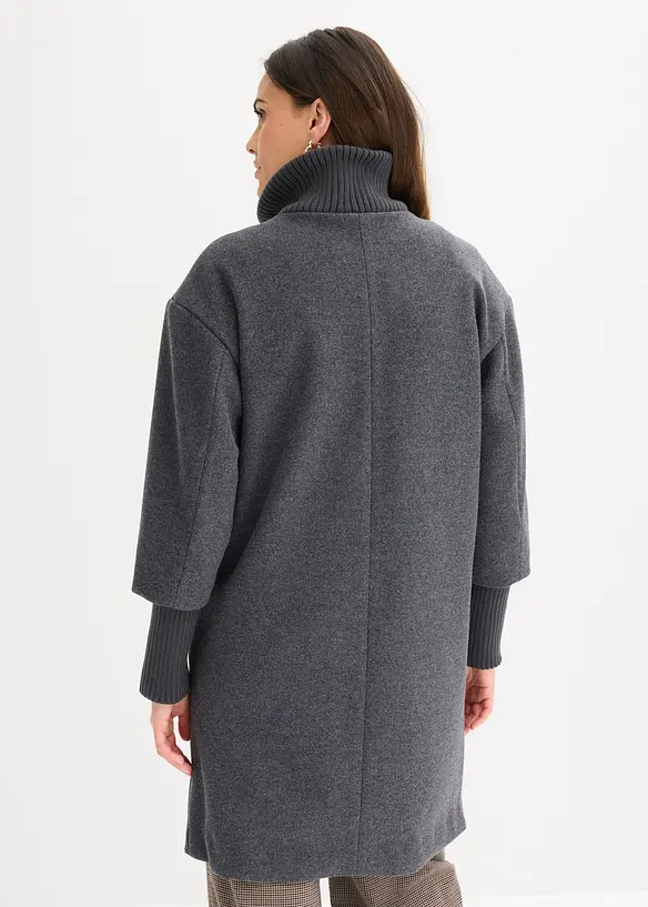 Manteau court aspect laine, bonprix