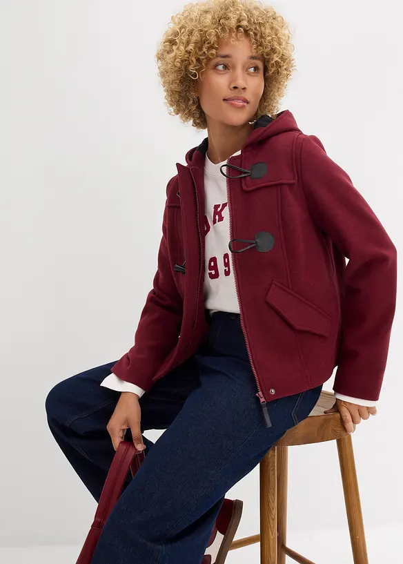 Duffle-coat aspect laine, bonprix