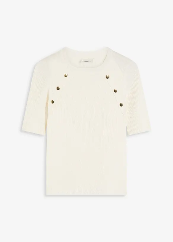 Pull en fine maille de viscose mélangée, bonprix