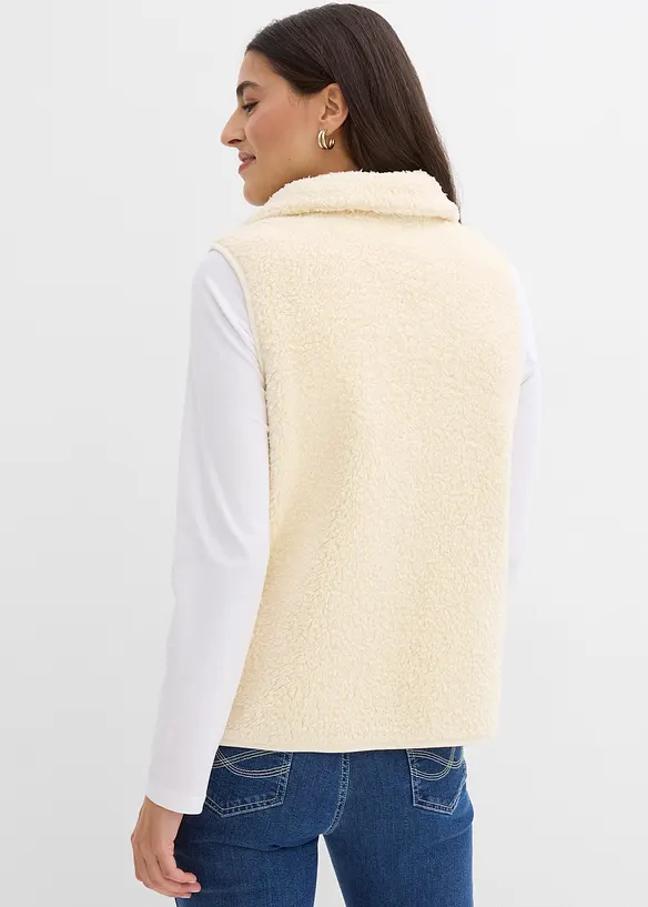 Gilet sans manches en sherpa, bonprix