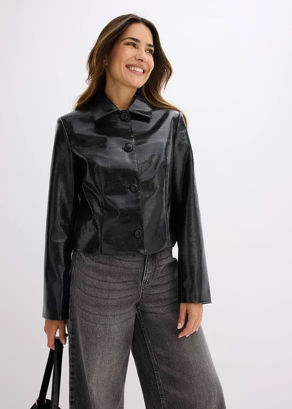 Veste enduite raccourcie, bonprix