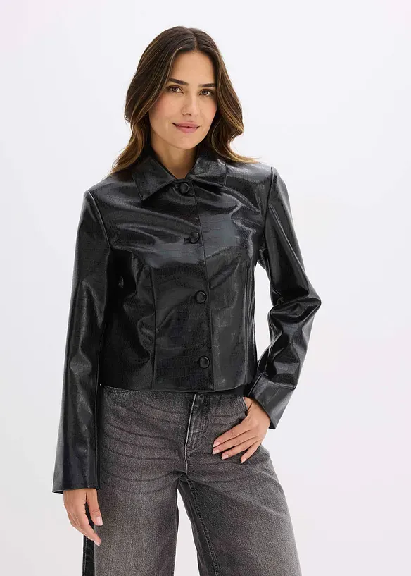 Veste enduite raccourcie, bonprix