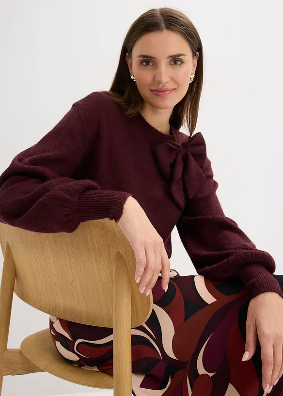 Pull avec application nœud, bonprix