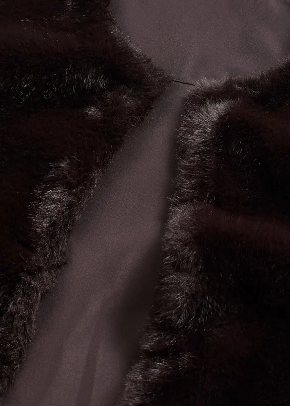 Gilet sans manches en teddy, bonprix