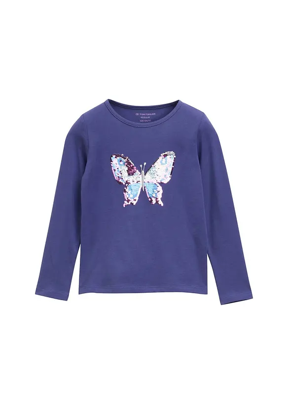 T-shirt manches longues Tom Tailor 100% coton, Tom Tailor